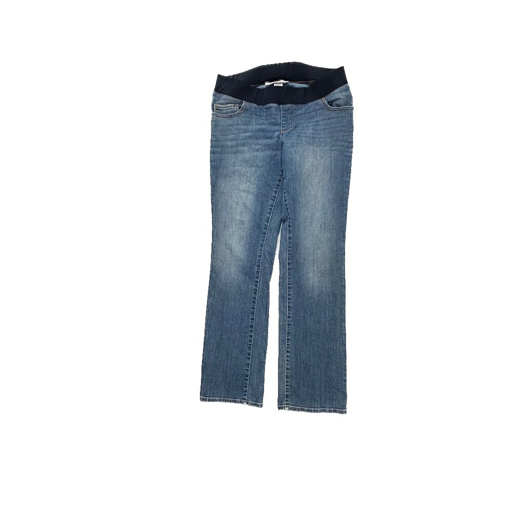 Liz Lange Maternity‎ Bootcut Women's size 10 Medium Wash Blue Denim Jeans